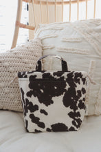 Load image into Gallery viewer, Cow Print // Small Project Bag