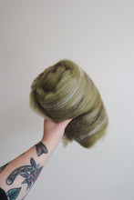 Load image into Gallery viewer, Frosted Fern - 4 oz Merino + Rambouillet Luxury Fiber Batt