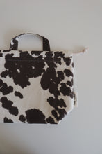 Load image into Gallery viewer, Cow Print // Small Project Bag