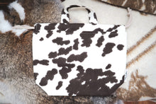 Load image into Gallery viewer, Cow Print - Sock Sized Project Bag
