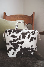 Load image into Gallery viewer, Cow Print // Small Project Bag