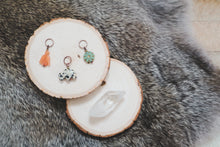 Load image into Gallery viewer, Bison + Flower + Hawk // Stitch Marker Set
