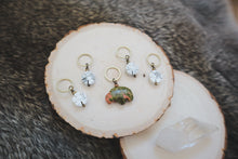 Load image into Gallery viewer, Bison + Flower Set // Unakite + Howlite