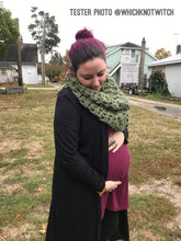 Load image into Gallery viewer, Crochet PDF PATTERN // Crooked River Cowl