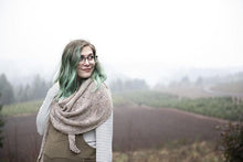 Load image into Gallery viewer, Quail Feather Wrap // PDF Knitting Pattern