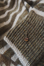 Load image into Gallery viewer, Tigers Eye Flower // Stitch Marker or Progress Keeper
