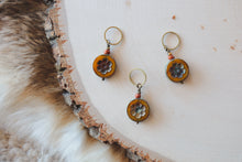 Load image into Gallery viewer, Pressed Flower Stitch Marker // Winter Prairie Collection
