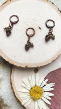 Load image into Gallery viewer, Fall Forager - Copper Pinecone Removable Stitch Marker
