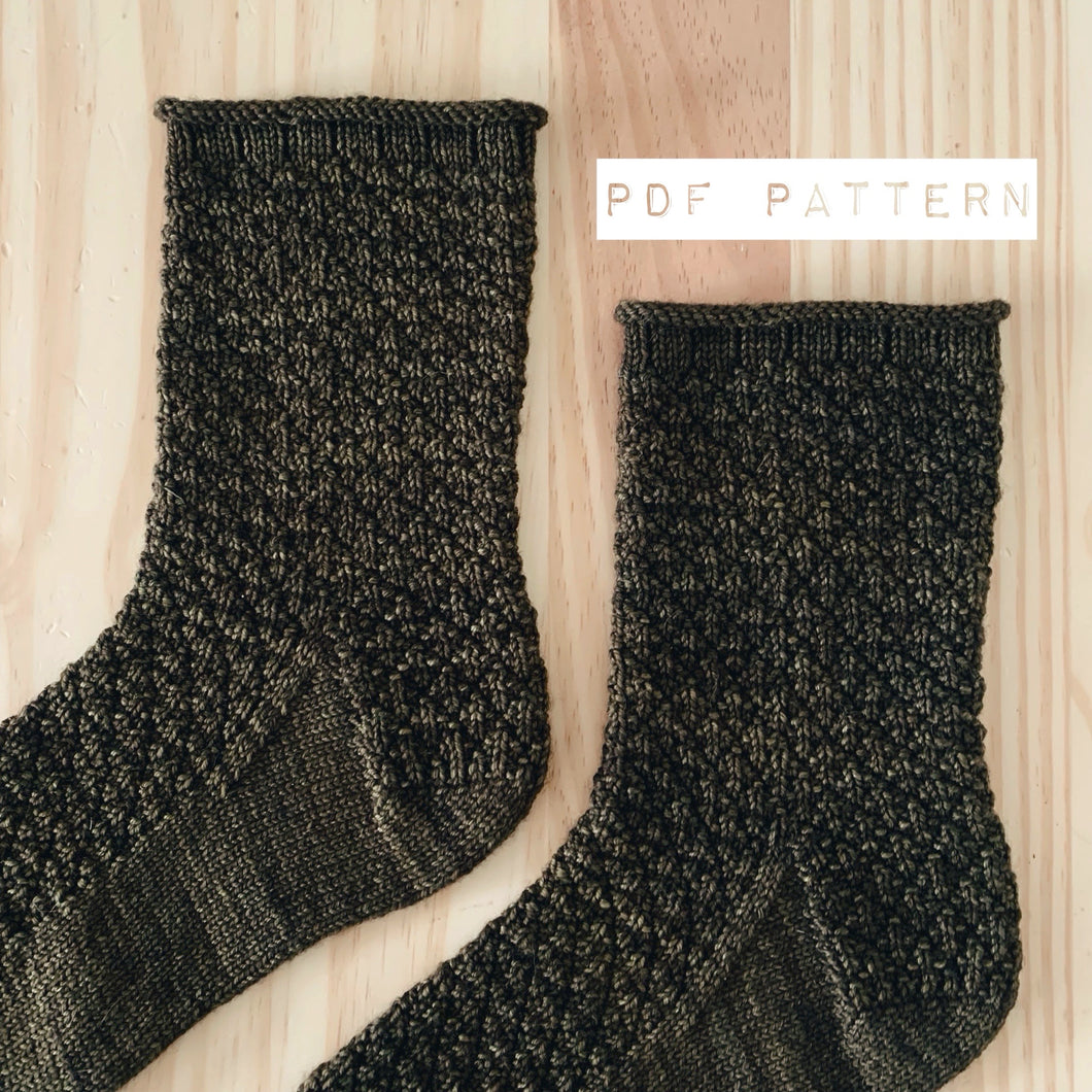 Fireweed Socks // PDF Knitting Pattern - Digital Download